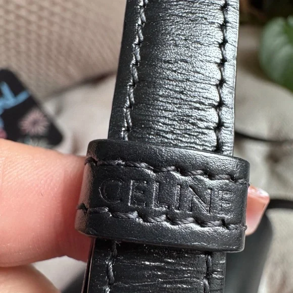 Celine Black Leather Crossbody Bag - Picture 11 of 16